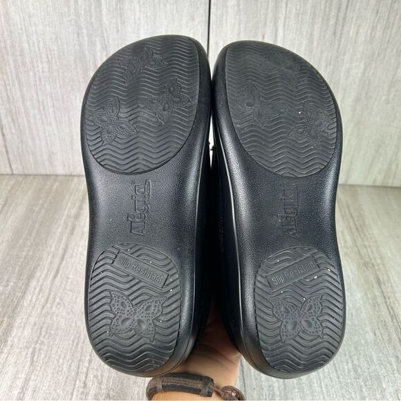 Alegria Kim 676 Lace Up Sneaker Black Lace Comfort Sneaker Womens Size 7 EUR 37 - Picture 8 of 10